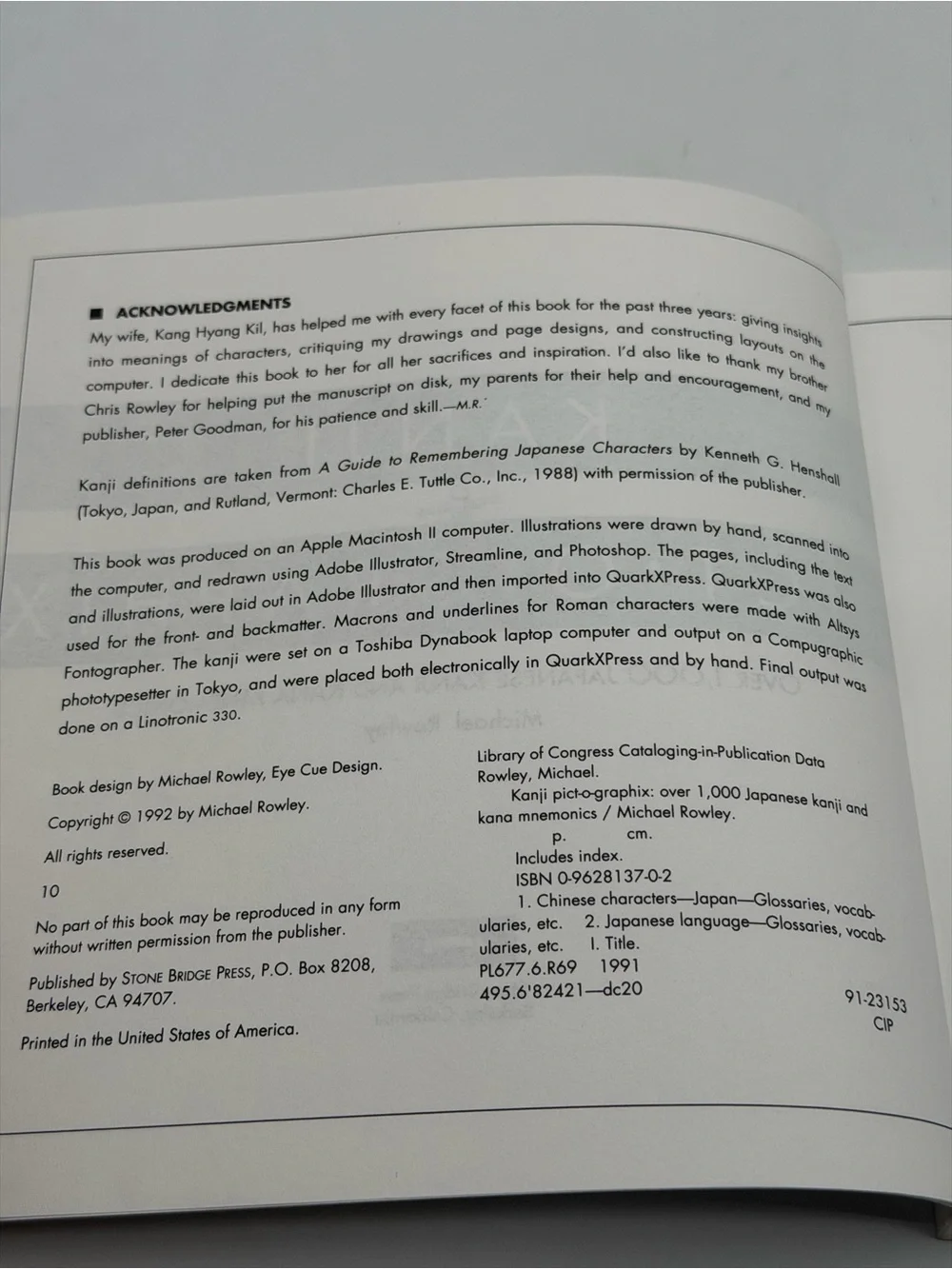 Kanji Pict-O-Graphix: Over 1,000 Japanese Kanji and Kana Mnemonics PB 1992